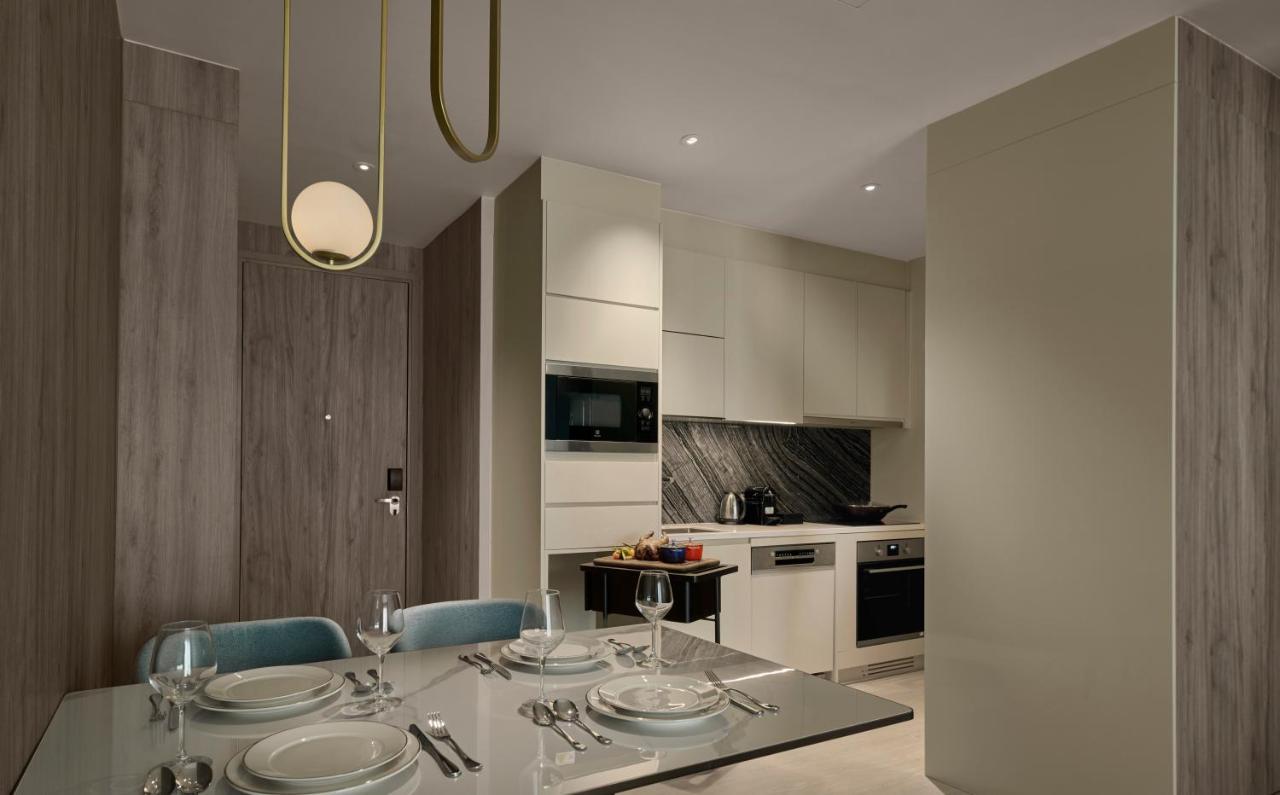 Pan Pacific Serviced Suites Куала Лумпур Екстериор снимка Interior design of a typical apartment